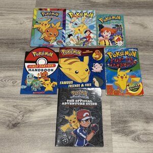 Pokemon Book Lot Handbook Adventure Guide Readers Storybooks Viz Graphic Novel
